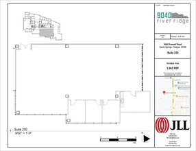 9040 Roswell Rd, Atlanta, GA à louer Plan d  tage- Image 1 de 1