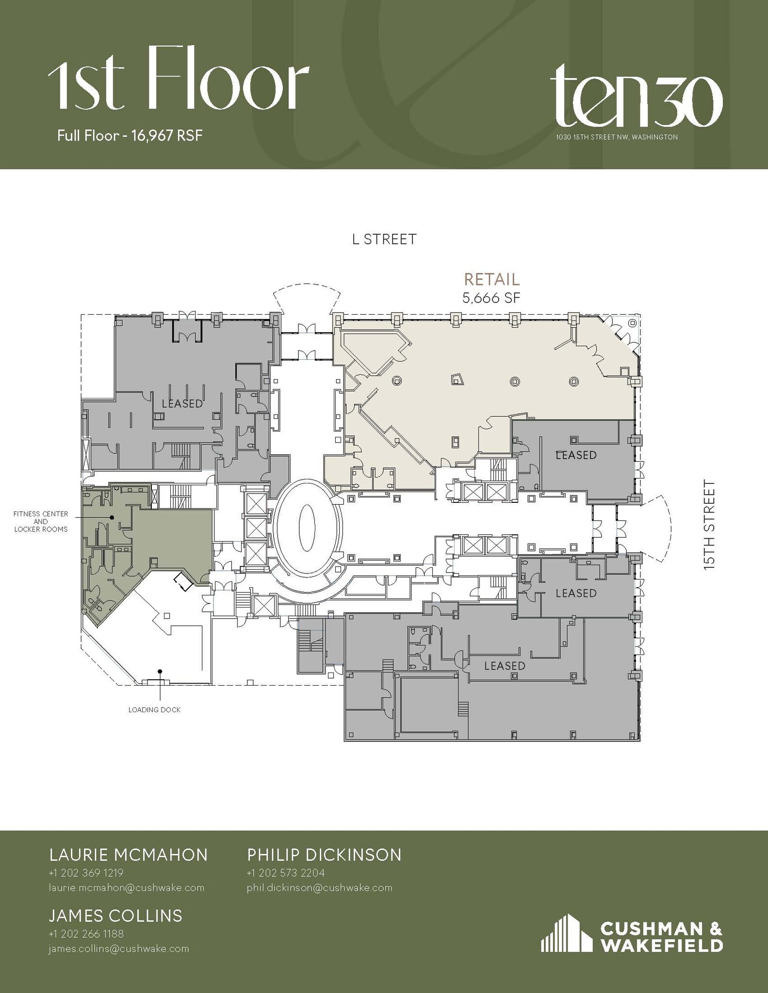 1030 15th St NW, Washington, DC for lease Floor Plan- Image 1 of 1