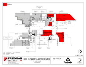 300 Galleria Officentre, Southfield, MI for lease Floor Plan- Image 2 of 2