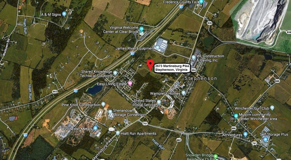 2673 Martinsburg Pike, Stephenson, VA for sale - Plat Map - Image 2 of 5