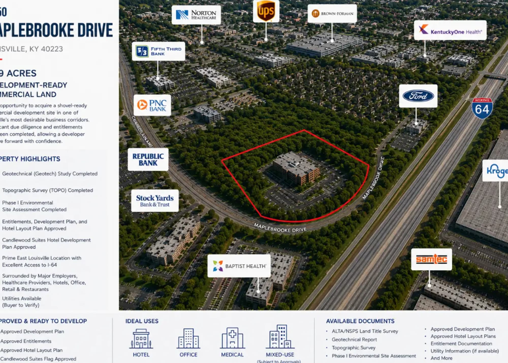 11350 Maple Brook Dr, Louisville, KY for sale Site Plan- Image 1 of 6