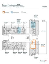 1100 N Palm Canyon Dr, Palm Springs, CA for lease Floor Plan- Image 1 of 1