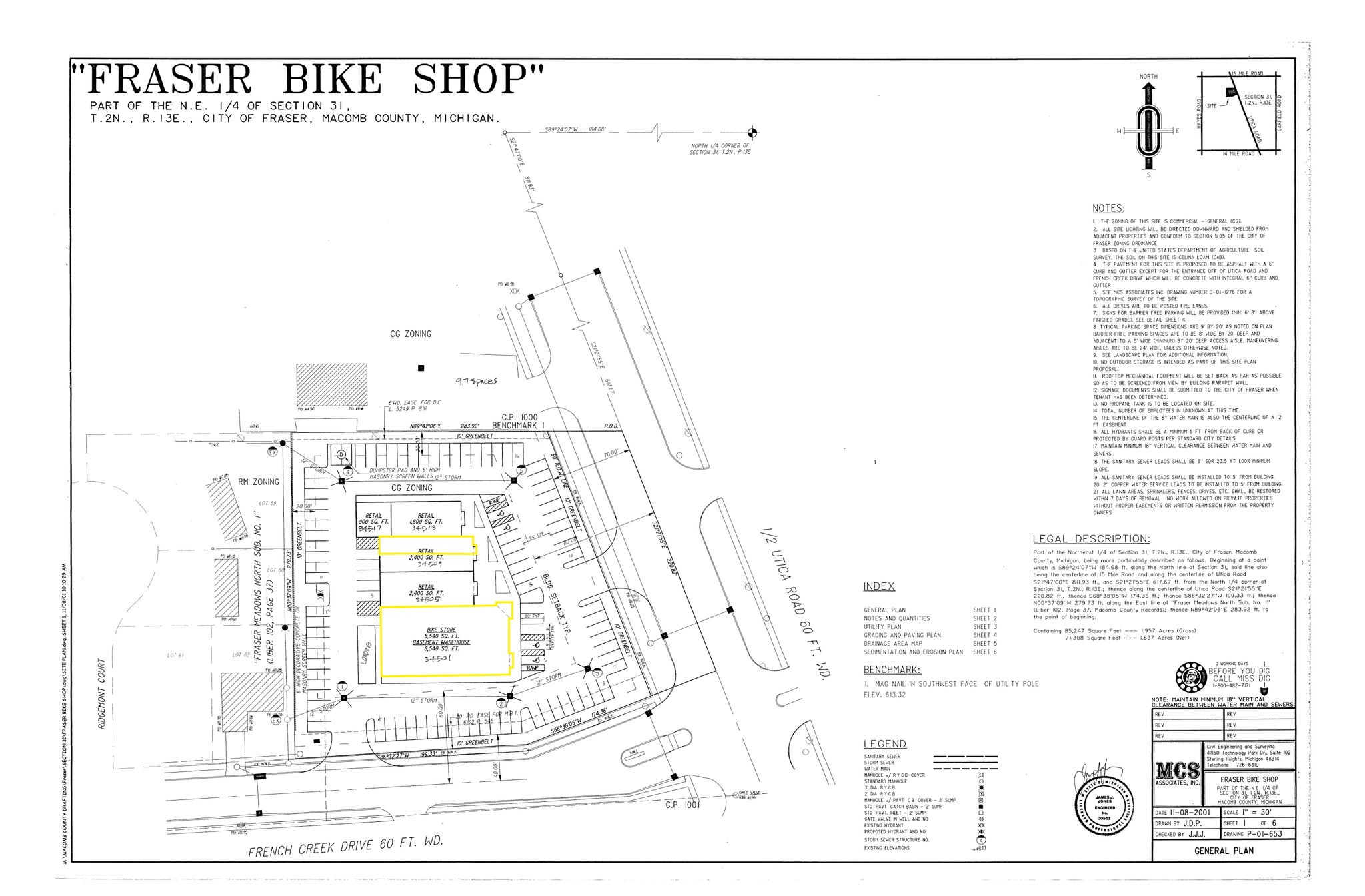 34501-34517 Utica Rd, Fraser, MI for lease Interior Photo- Image 1 of 2
