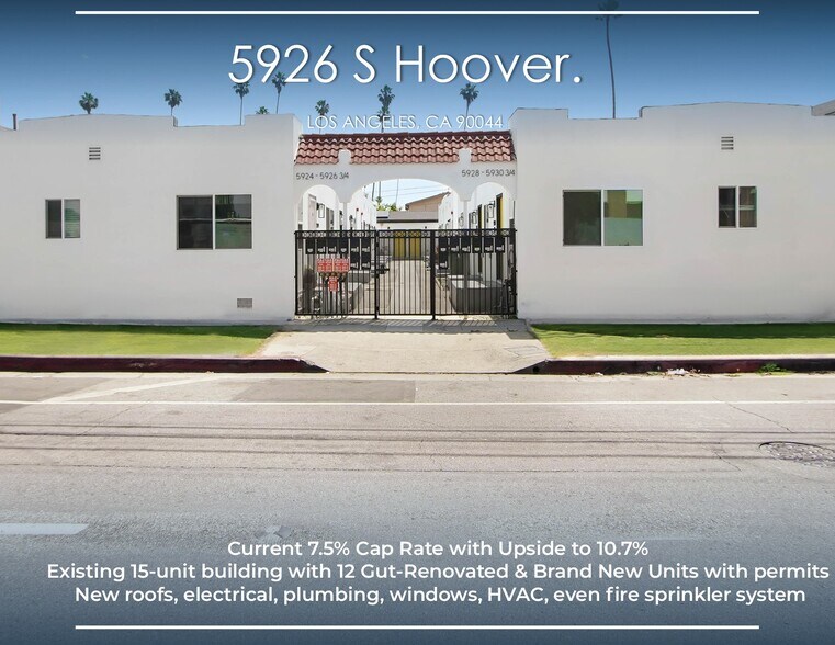 5926 S Hoover St, Los Angeles, CA for sale - Primary Photo - Image 1 of 26