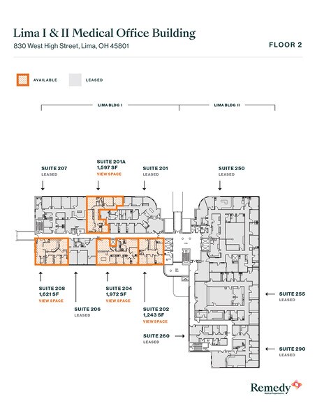 830 W High St, Lima, OH à louer - Plan d’étage - Image 3 de 4