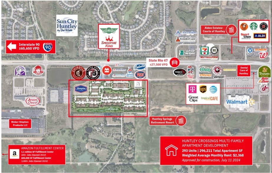 13000 S Il Route 47, Huntley, IL for lease - Site Plan - Image 3 of 9
