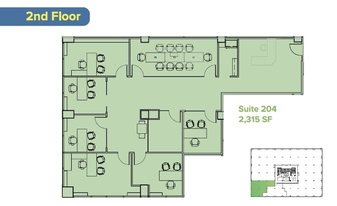 6500 Rock Spring Dr, Bethesda, MD à louer Plan d’étage- Image 1 de 1