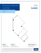 11777 Katy Fwy, Houston, TX à louer Plan d’étage- Image 1 de 1