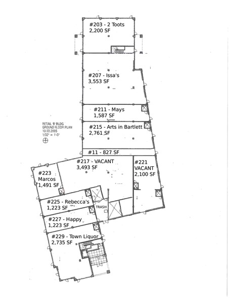 201 S Main St, Bartlett, IL for lease - Site Plan - Image 1 of 5