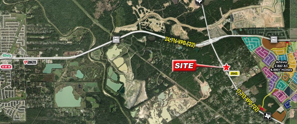 16961 FM 1314, Conroe, TX à louer - Aérien - Image 3 de 5