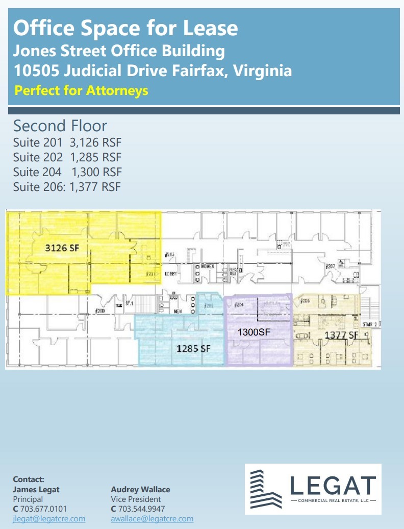 10505 Judicial Dr, Fairfax, VA à louer Plan d’étage- Image 1 de 1