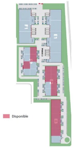 Flex in Saint-Priest for lease - Site Plan - Image 3 of 3