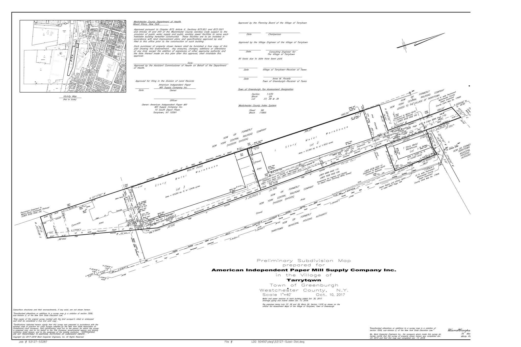 29 S Depot Plz, Tarrytown, NY à louer Plan de site- Image 1 de 1