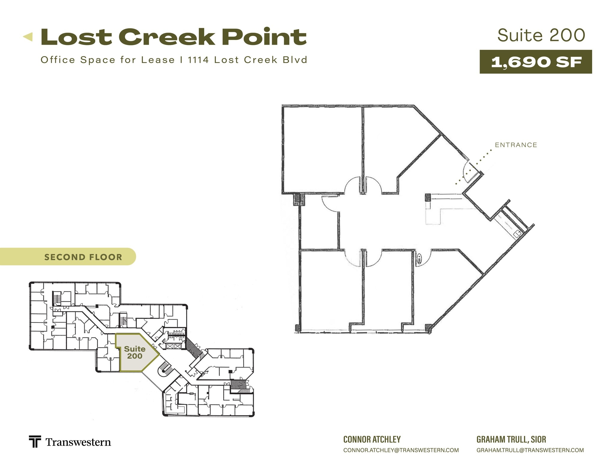 1114 Lost Creek Blvd, Austin, TX à louer Plan de site- Image 1 de 1