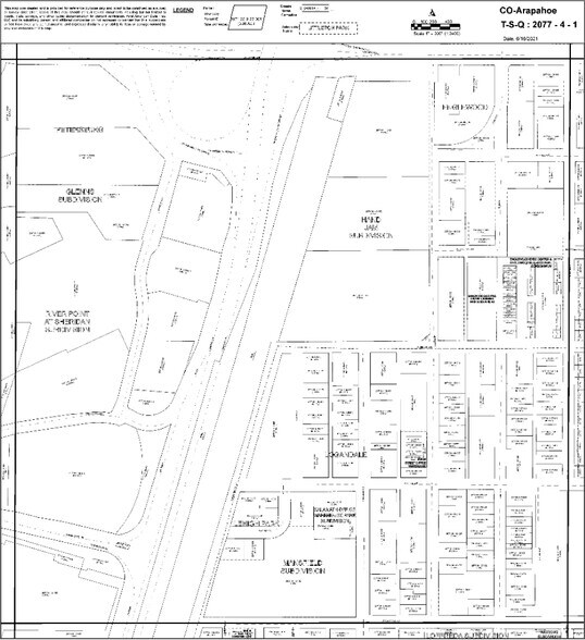 3600 S Jason St, Englewood, CO à vendre - Plan cadastral - Image 2 de 12