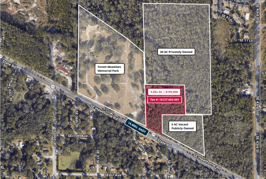 Hawthorne Rd And State Rd 20, Gainesville, FL à vendre - Photo du bâtiment - Image 1 de 6