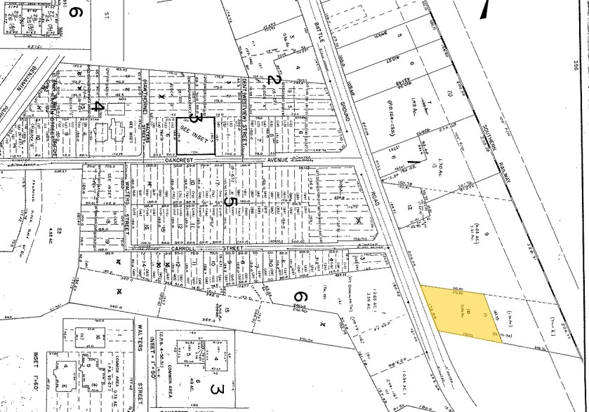 2412 Battleground Ave, Greensboro, NC à vendre - Plan cadastral - Image 1 de 1