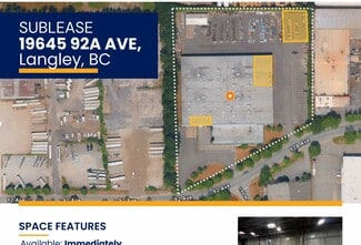 Plus de détails pour 19645 92 A Ave, Langley Twp, BC - Industriel à louer
