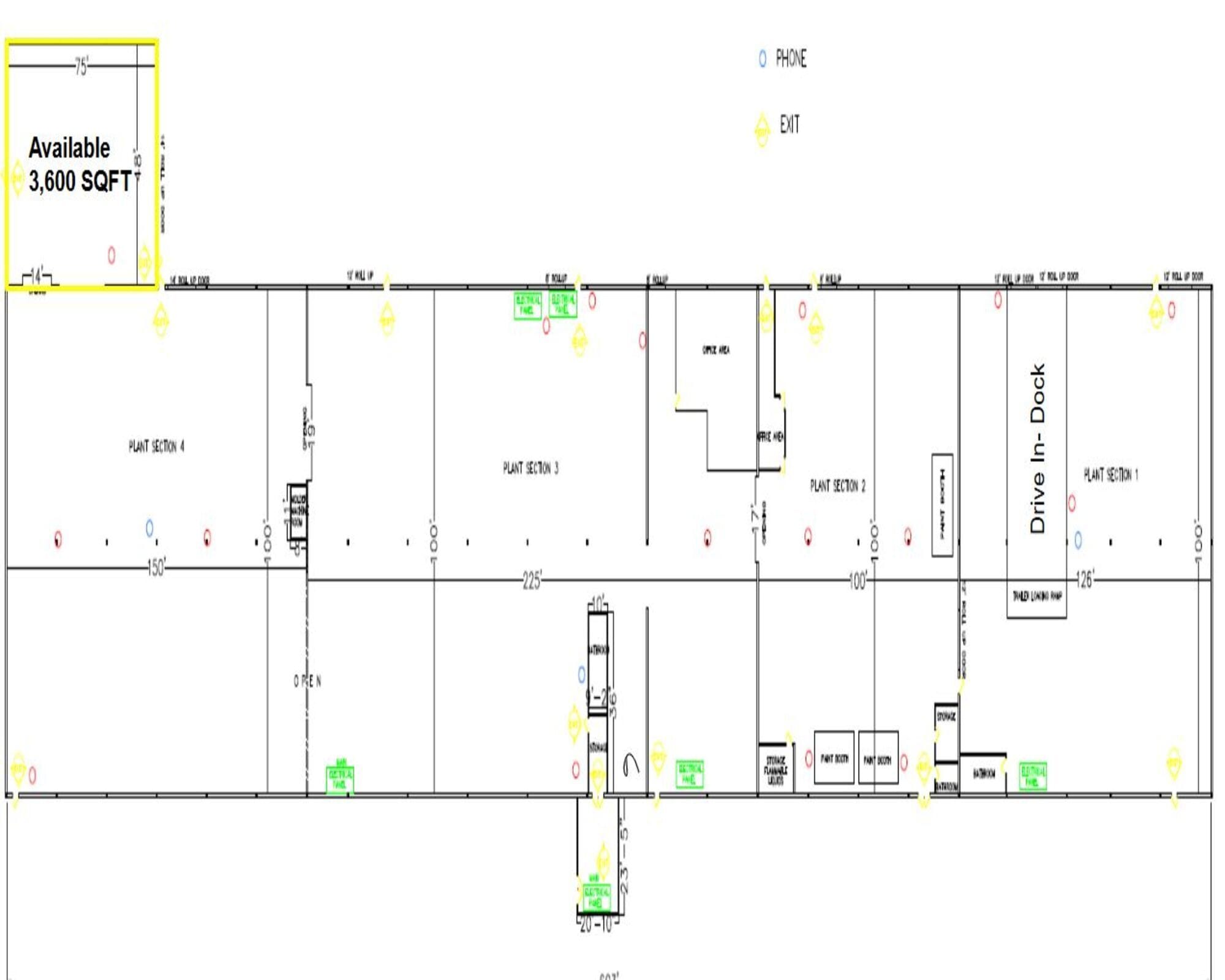 209 S Main St, Oakboro, NC for lease Floor Plan- Image 1 of 4