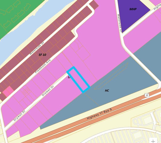 TBD Drywall Dr. TBD Drywall Drive Dr, Myrtle Beach, SC à vendre - Plan cadastral - Image 2 de 7