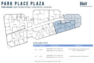 5920 Friars Rd, San Diego, CA for lease Floor Plan- Image 1 of 1