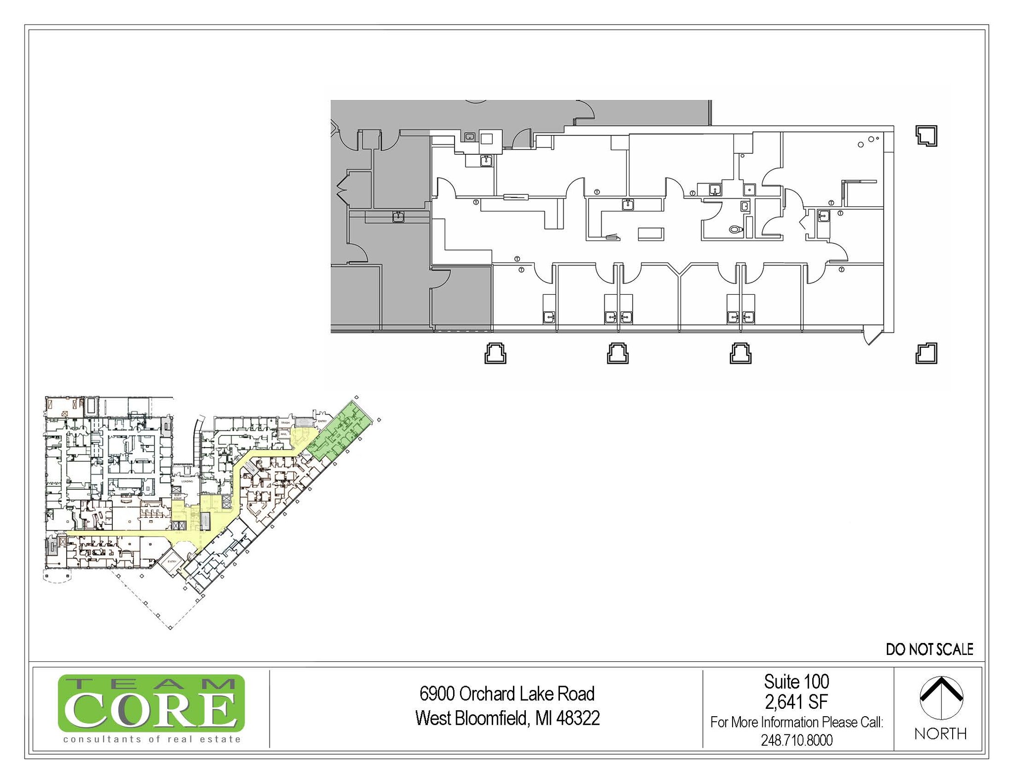 6900 Orchard Lake Rd, West Bloomfield, MI à louer Plan d  tage- Image 1 de 1