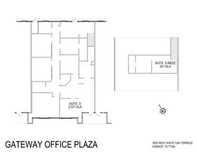 1801 W White Oak Ter, Conroe, TX for lease Site Plan- Image 1 of 2