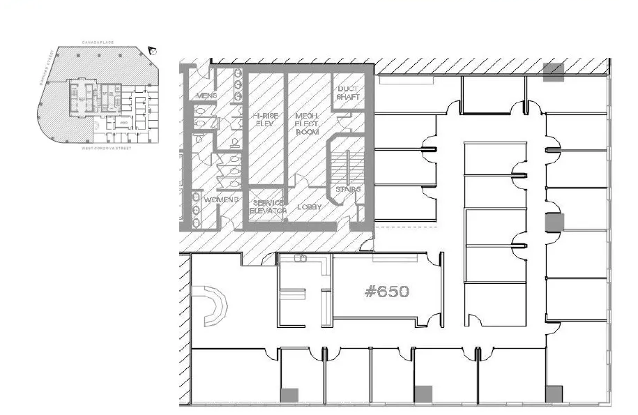 200 Burrard St, Vancouver, BC for lease Floor Plan- Image 1 of 1