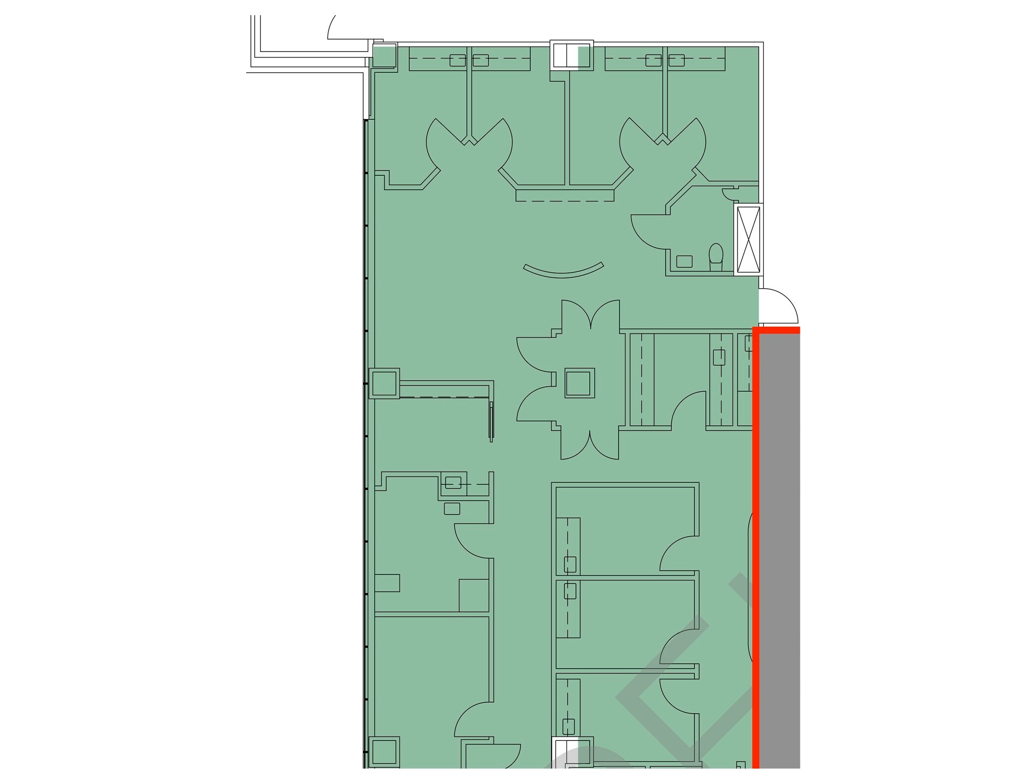1400 Forest Glen Rd, Silver Spring, MD à louer Plan d’étage- Image 1 de 1