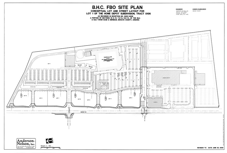 000 Highway 95, Bullhead City, AZ for lease - Plat Map - Image 3 of 3