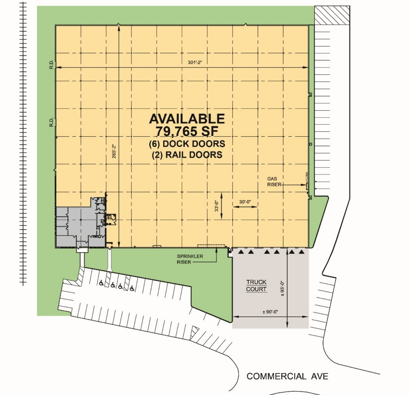 525 Dell Rd, Carlstadt, NJ à louer Plan de site- Image 1 de 1