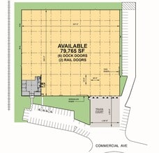 525 Dell Rd, Carlstadt, NJ à louer Plan de site- Image 1 de 1