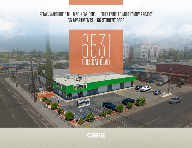 6531 Folsom Blvd, Sacramento, CA à vendre - Photo du bâtiment - Image 2 de 26