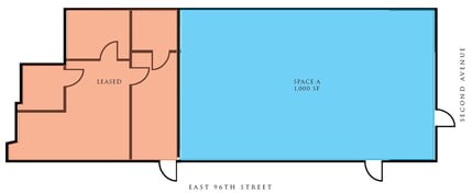 1865 2nd Ave, New York, NY for lease Floor Plan- Image 2 of 2