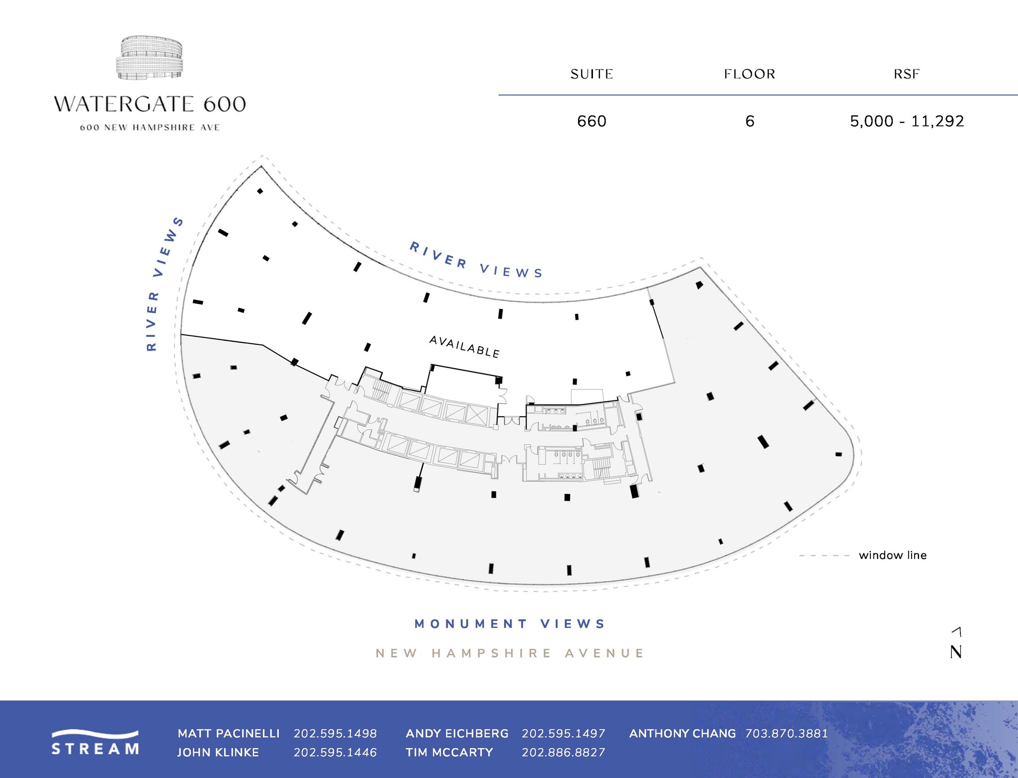 600 New Hampshire Ave NW, Washington, DC for lease Floor Plan- Image 1 of 1