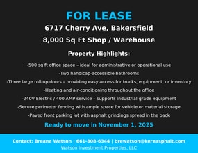 6717 Cherry ave, Bakersfield, CA à louer Autre- Image 1 de 1