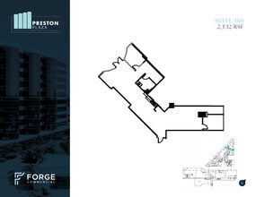 17950 Preston Rd, Dallas, TX for lease Floor Plan- Image 1 of 1
