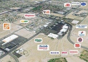 910 N China Lake Blvd, Ridgecrest, CA - AERIAL  map view