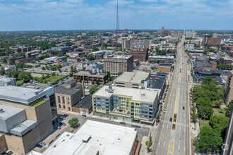 3901-3909 Woodward Ave, Detroit, MI - AERIAL  map view