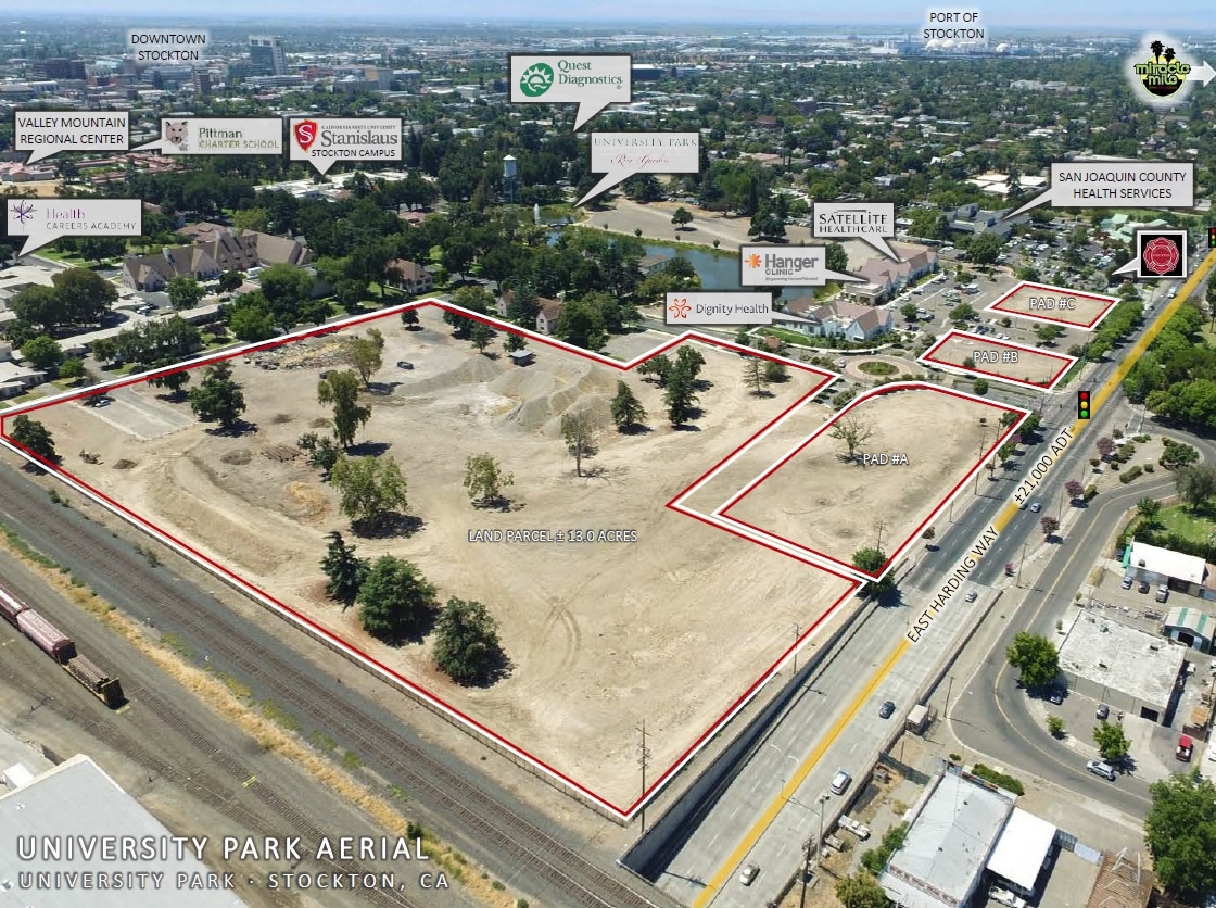 SEC Harding Way, Stockton, CA for lease Primary Photo- Image 1 of 5