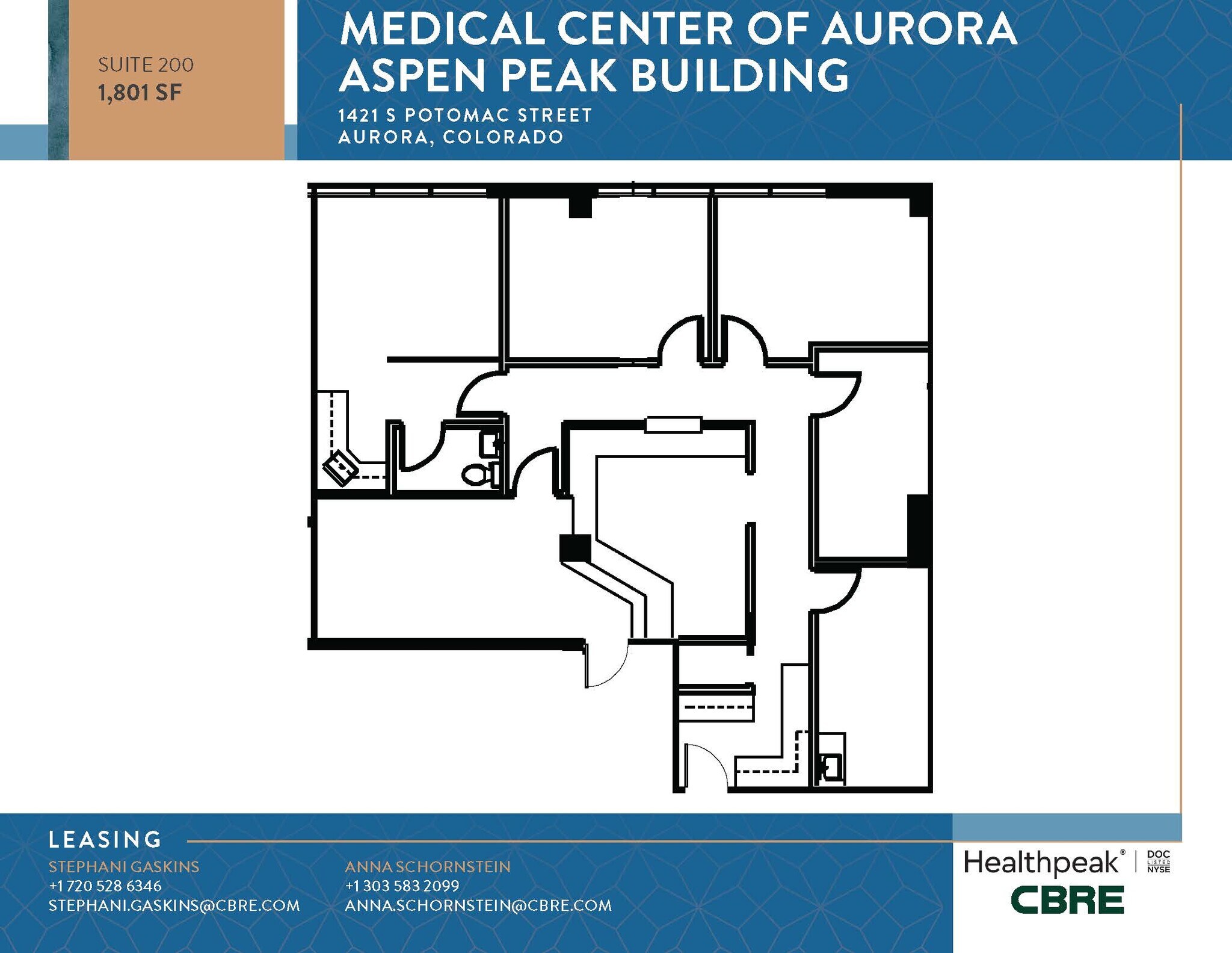 1411 S Potomac St, Aurora, CO for lease Floor Plan- Image 1 of 1