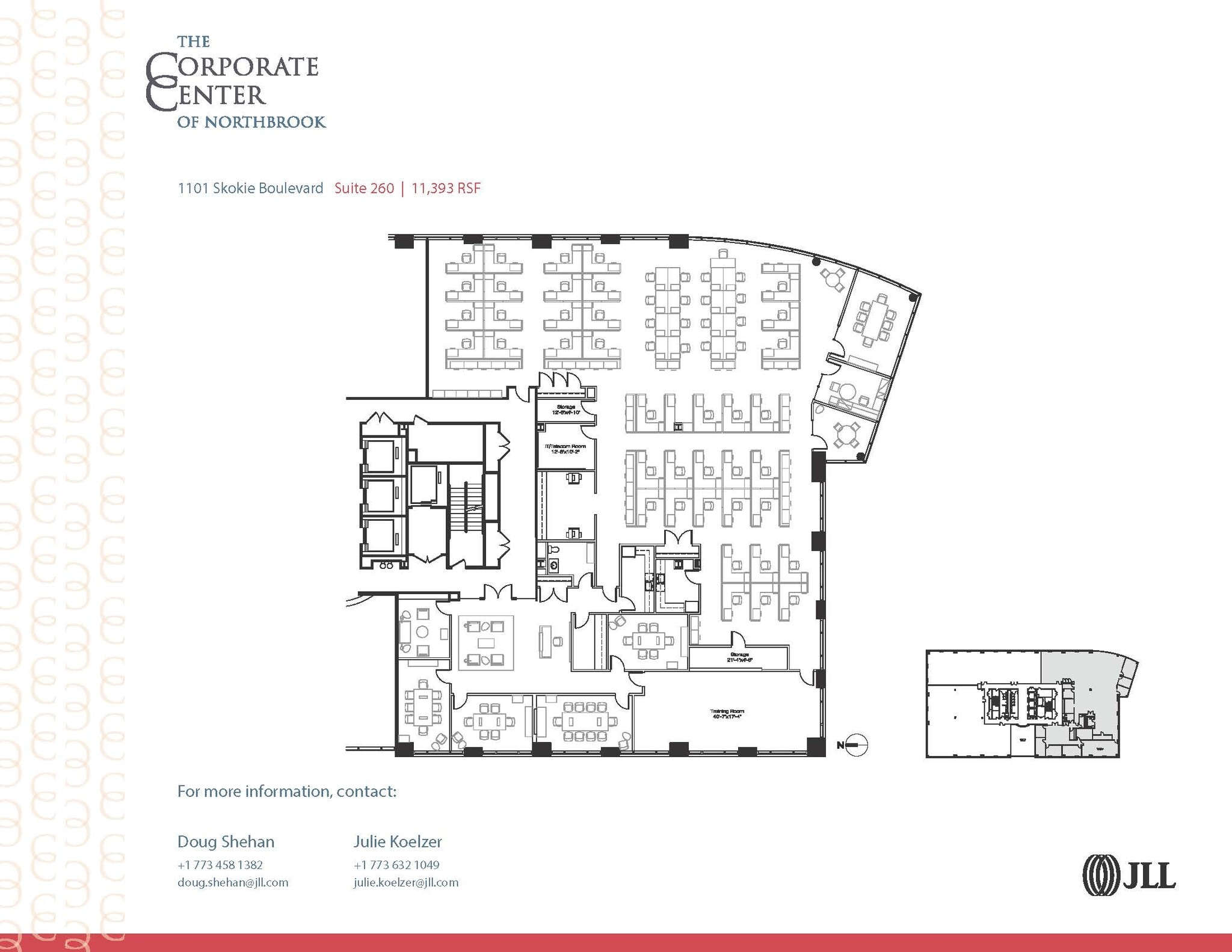 1033 Skokie Blvd, Northbrook, IL à louer Plan d’étage- Image 1 de 1