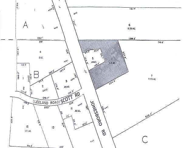 4140 Jonesboro Rd, Forest Park, GA for sale - Plat Map - Image 2 of 10