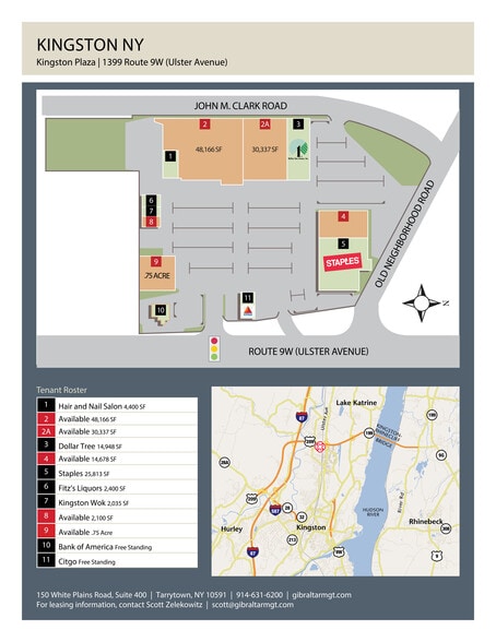 1355-1379 Ulster Ave, Kingston, NY à louer - Photo du bâtiment - Image 1 de 8