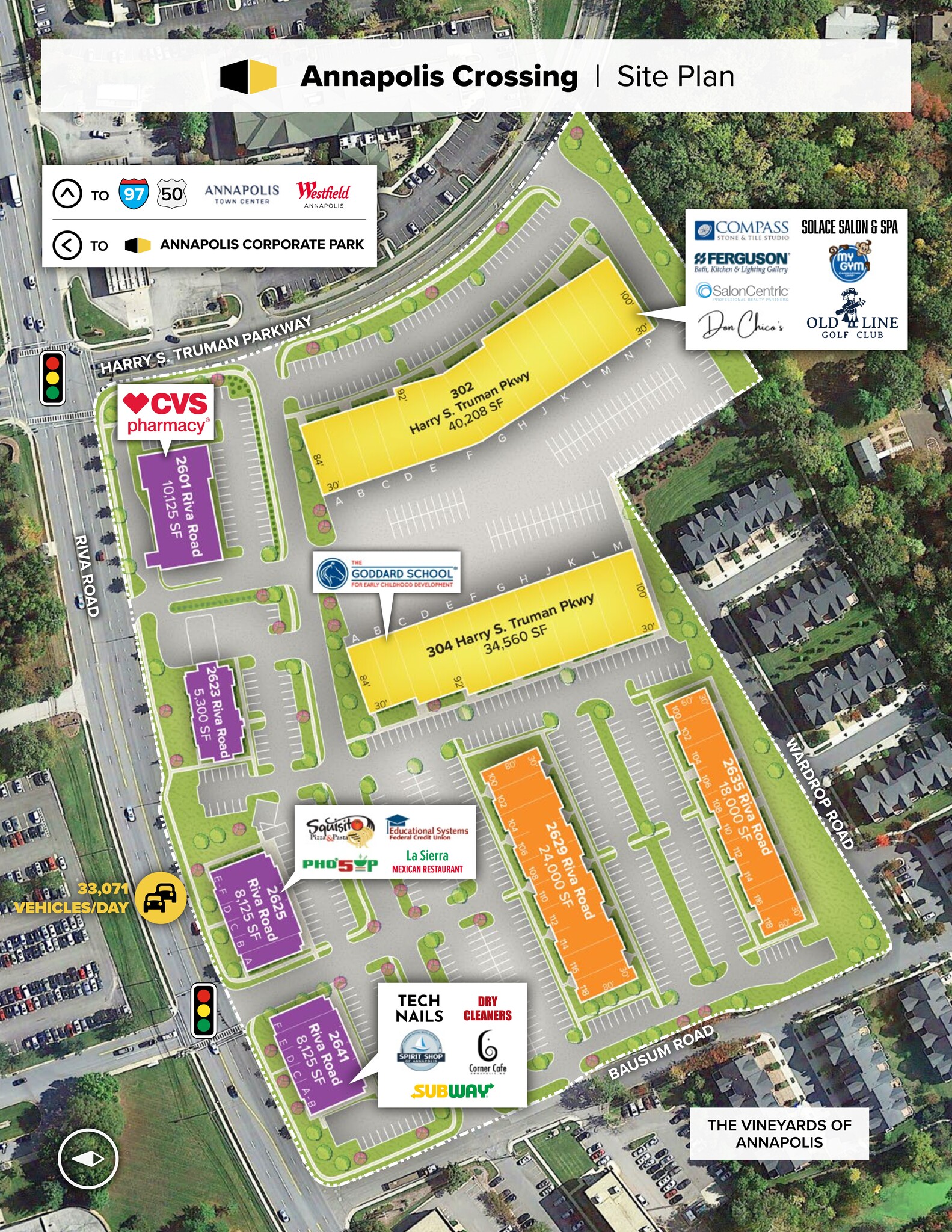 181 Harry S Truman Pky, Annapolis, MD à louer Plan de site- Image 1 de 2
