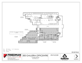 300 Galleria Officentre, Southfield, MI for lease Floor Plan- Image 2 of 2