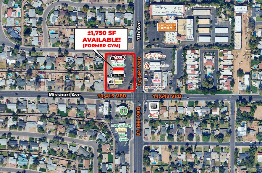 5504-5524 N 7th Ave, Phoenix, AZ à louer - Photo du bâtiment - Image 3 de 5