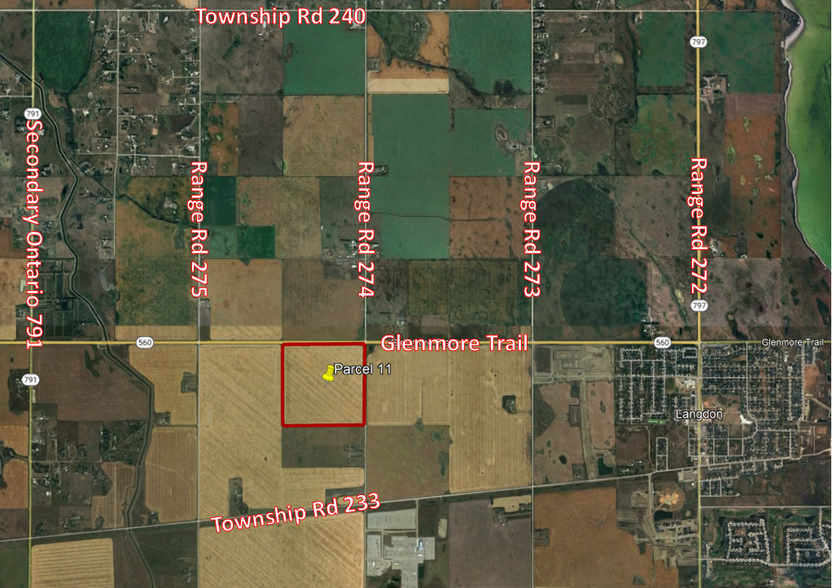 Glenmore Trail And Range Rd 274, Langdon, AB for sale - Building Photo - Image 1 of 2