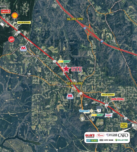 3980 Veterans Memorial Pky, Adamsville, AL à louer - Photo du bâtiment - Image 3 de 3