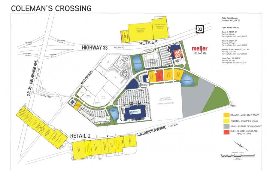 Coleman's Crossing Blvd, Marysville, OH à vendre - Plan de site - Image 2 de 2